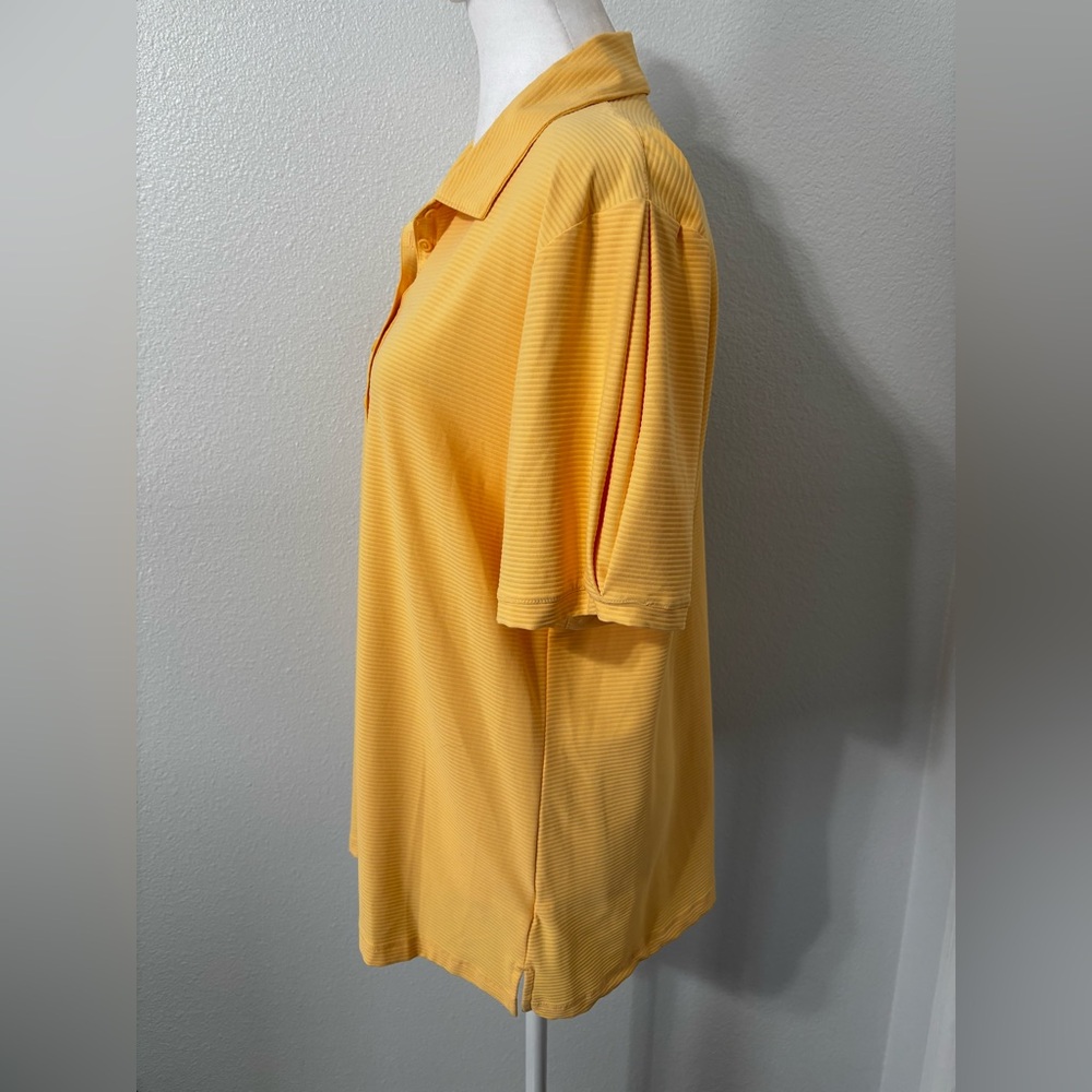 NWOT CALIA Women's Puff Sleeve Golf Polo Yellow SZ XL Athleisure Pickleball - Picture 5 of 10